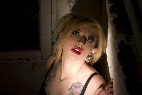 Female model photo shoot of Mica Macabre