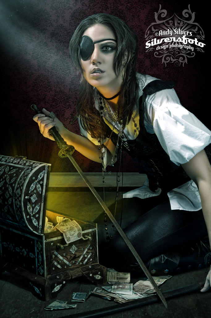 Female model photo shoot of Tara Rava by Andy Silvers in An old pirates ship!