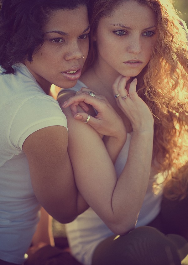 Female model photo shoot of JanetteMarie and CandraNicole by Angelo Inanoria in San Francisco, CA