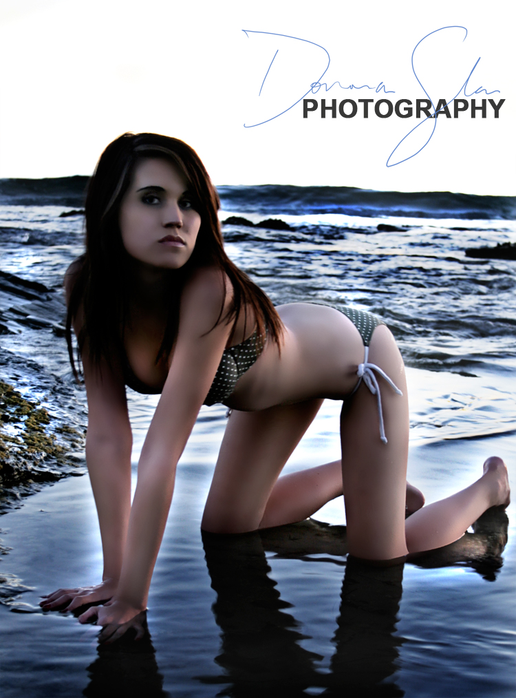 Female model photo shoot of Danielle Elder by Donovan Glass in Laguna Beach.