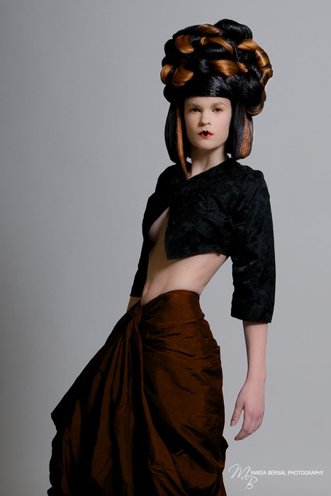 Female model photo shoot of Amanda Marrie by MBernal, hair styled by Kerizma