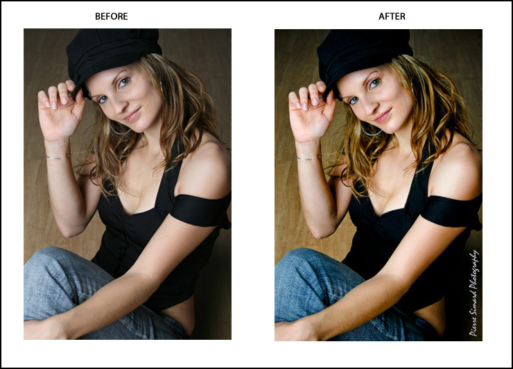 Female model photo shoot of RetouchPro by Pierre Simard