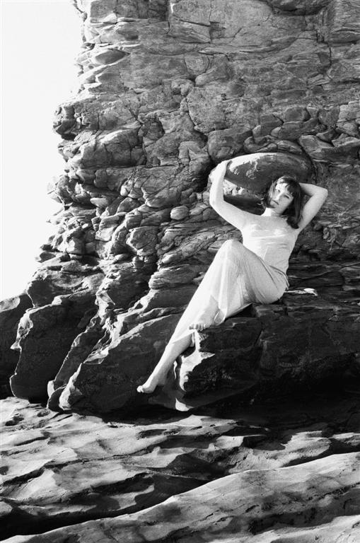 Female model photo shoot of April Bennett in Laguna Creek Beach; Santa Cruz County, CA