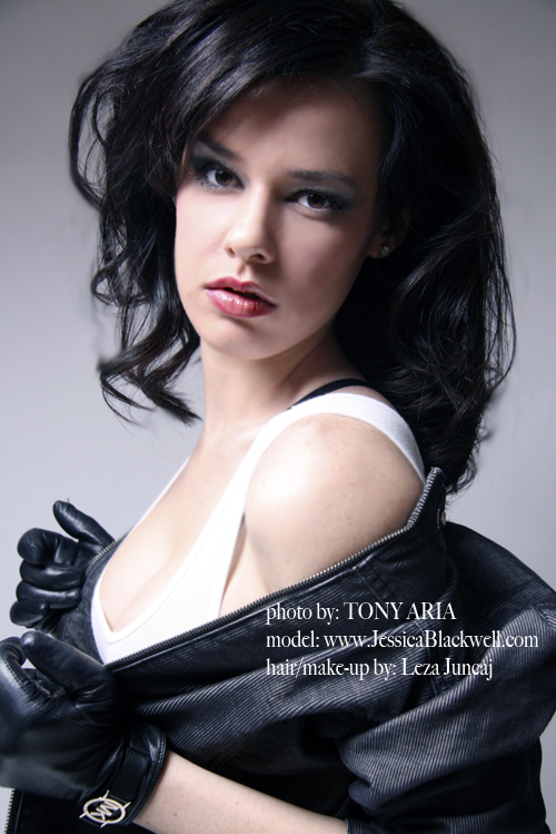 Female model photo shoot of Hair by Leza and Jess Blackwell by TONY ARIA