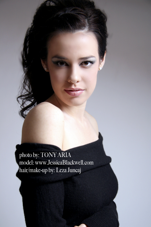 Female model photo shoot of Hair by Leza and Jess Blackwell by TONY ARIA