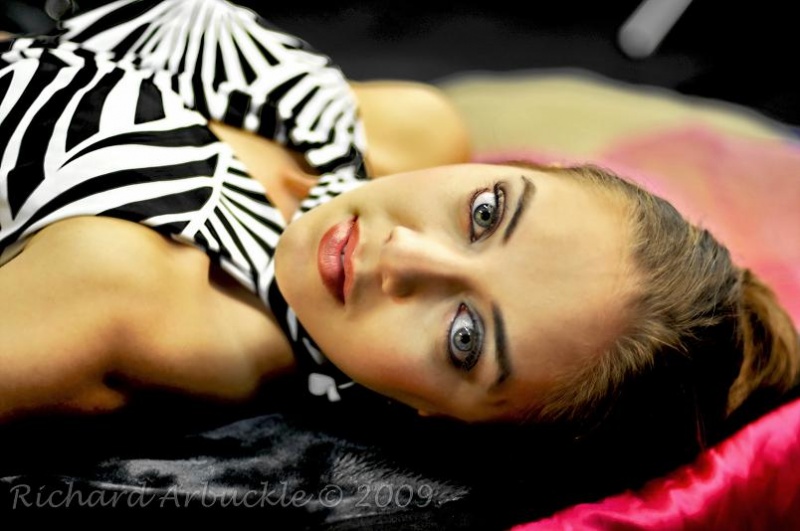Female model photo shoot of Ashley Blank by Richard Arbuckle in The Studio SJ- San Jose, CA