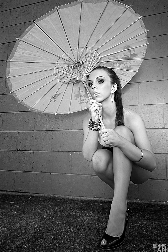 Female model photo shoot of Katie Stevens by Richard Tan, makeup by KateMcKennaMakeupArtist