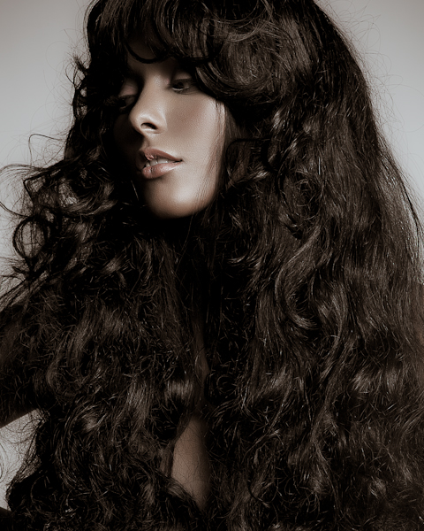 Female model photo shoot of Azzareya by musematrix, makeup by Renny Vasquez