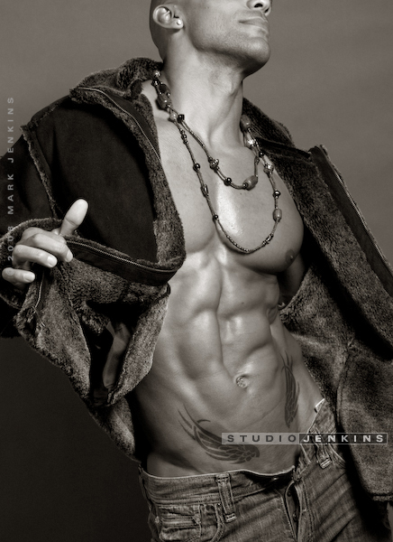 Male model photo shoot of Tony Cress by Mark Jenkins Photo in StudioJenkins