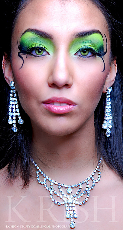 Female model photo shoot of Nefertiti Artists  and Valerie DesRae by K Rish in Studio