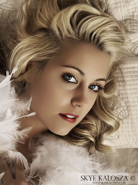 Female model photo shoot of Jenna Hickson by Skye  Kalosza in My bed