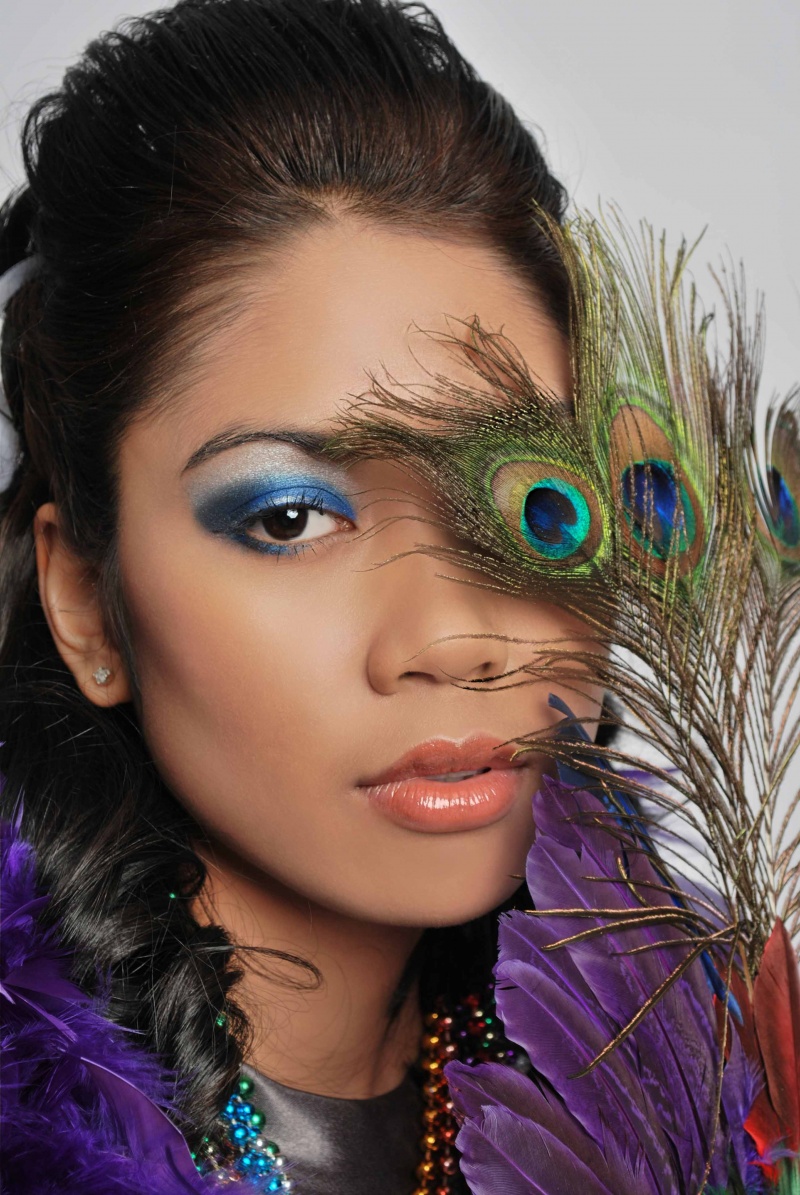 Female model photo shoot of Jereen Diaz by KayPhoto, makeup by SouthernDivaRoz