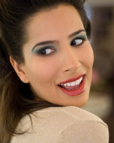 Female model photo shoot of Natalia MC, makeup by MUA J
