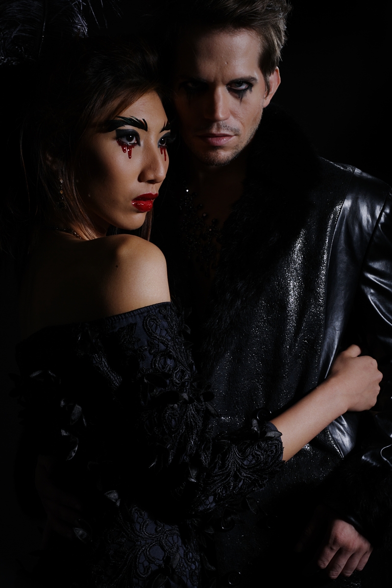 Female and Male model photo shoot of Jo Clayton, Noglamourboy and S Emilia by Tuck Loong and HaRRy Nyaw in Studio