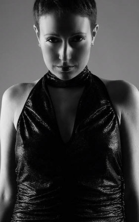 Female model photo shoot of Gemma Brown in adrian pini studios