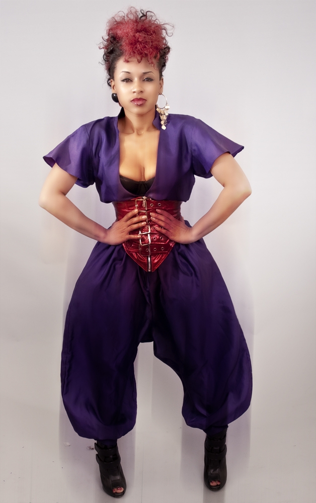 Female model photo shoot of K Smiths Style Lounge by Polymath7, clothing designed by Awkward Clothing