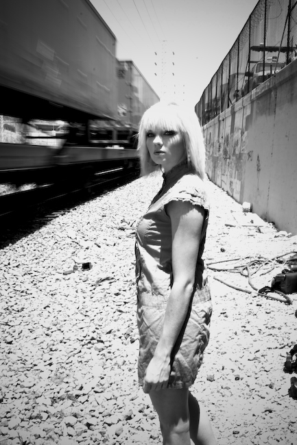 Male and Female model photo shoot of Simon Photography and Dylen in Los Angeles river