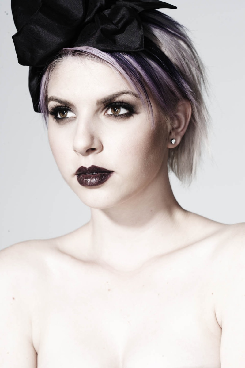 Female model photo shoot of Jen Morgan Makeup and KhristynneOradan in Smashbox Studios - Culver City, CA