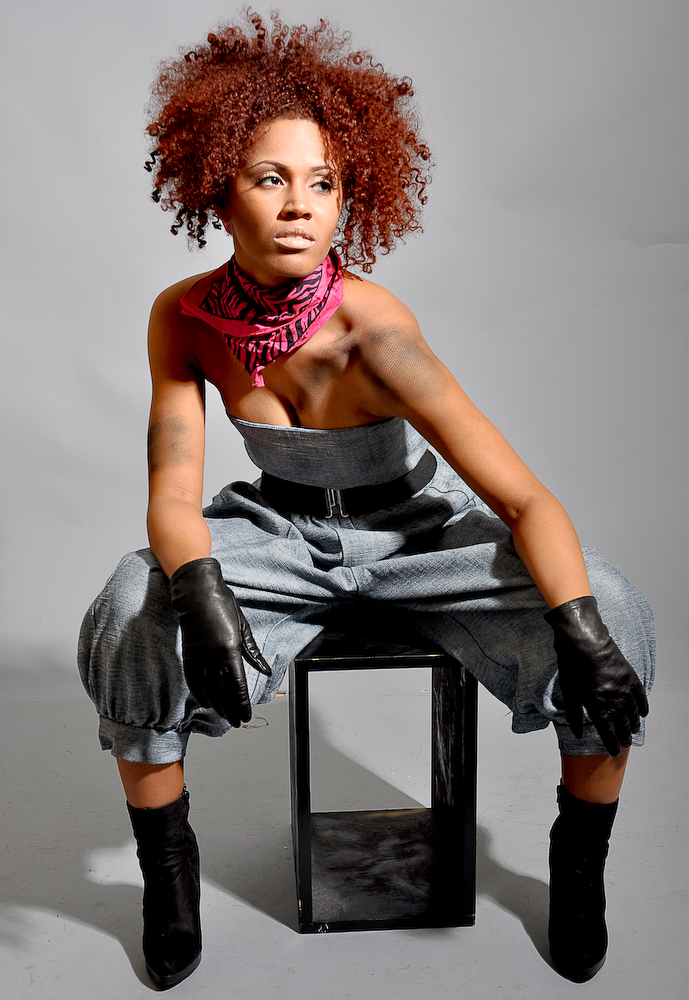 Female model photo shoot of K Smiths Style Lounge by Polymath7, clothing designed by Awkward Clothing