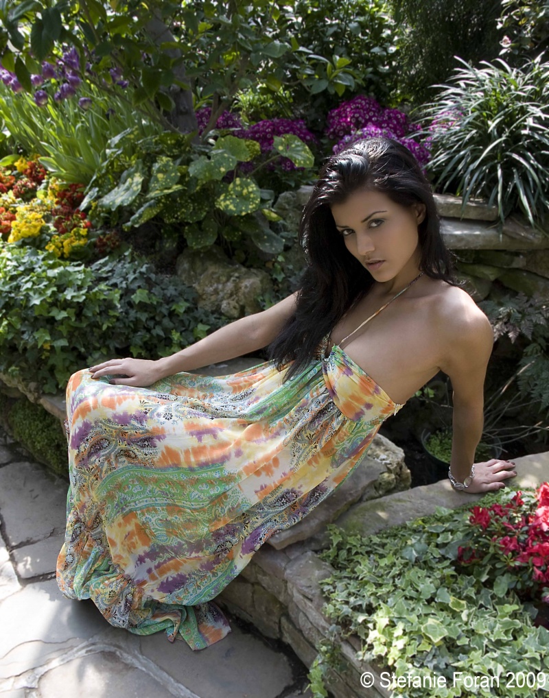 Female model photo shoot of Stef Foran and Fatima Bell in Allan Gardens