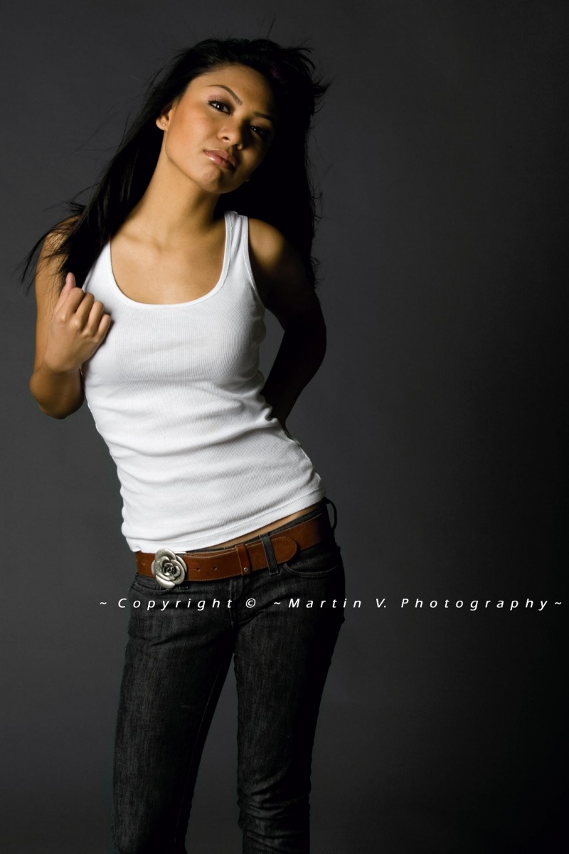 Female model photo shoot of V Velasquez by Martin V Photography