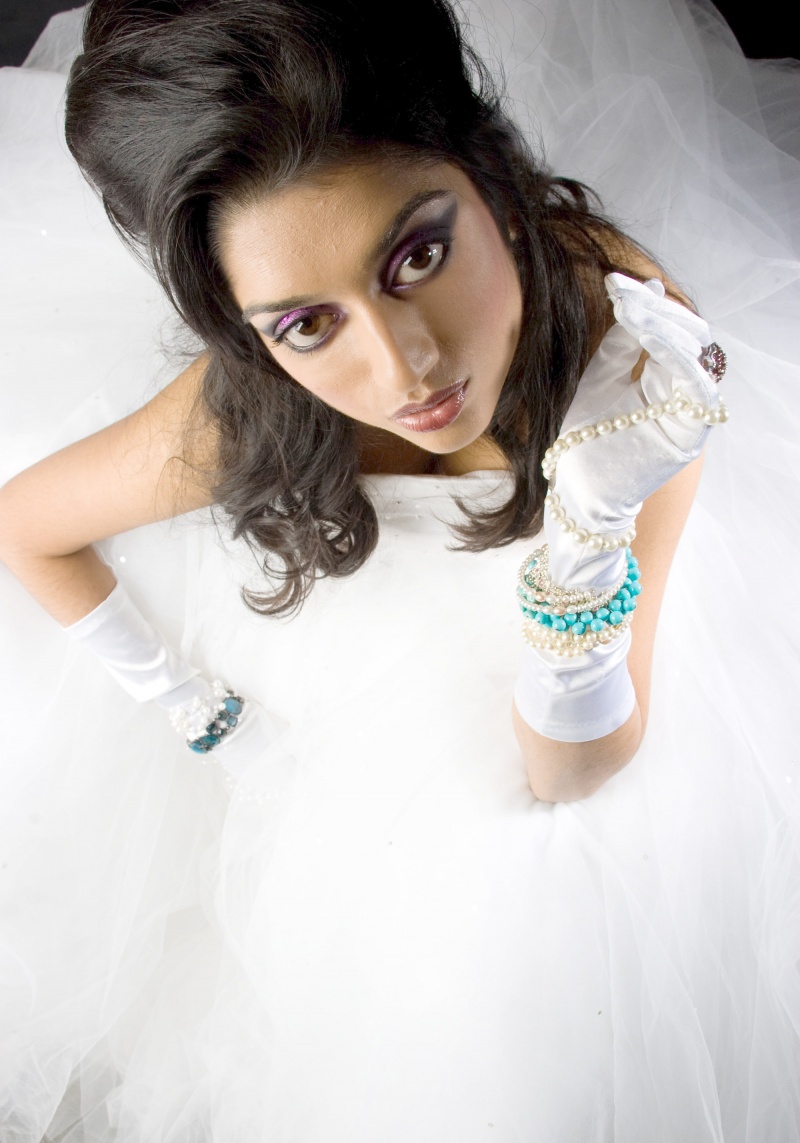 Female model photo shoot of Lokhi Chakra by Christine Reid Photog, makeup by BeautyMarked