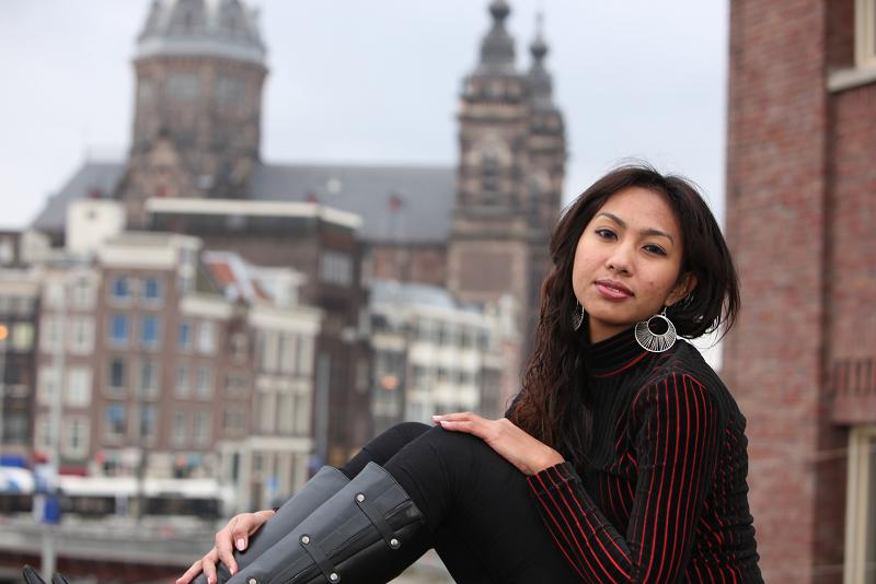 Female model photo shoot of Kitri in amsterdam