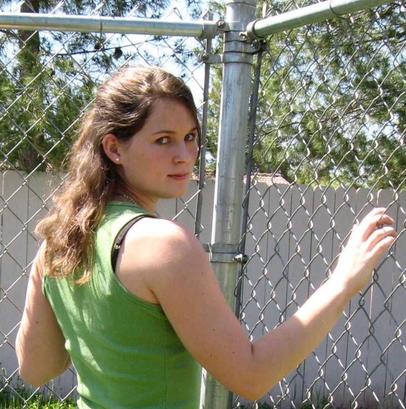Female model photo shoot of Galia V in My back yard