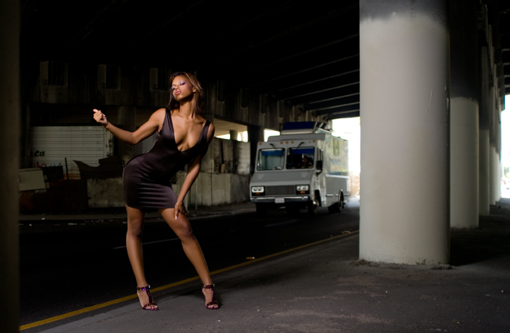 Female model photo shoot of Marie Luv in Downtown Los Angeles,CA