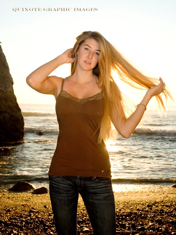 Female model photo shoot of Melissa Colette in Pismo Beach, CA