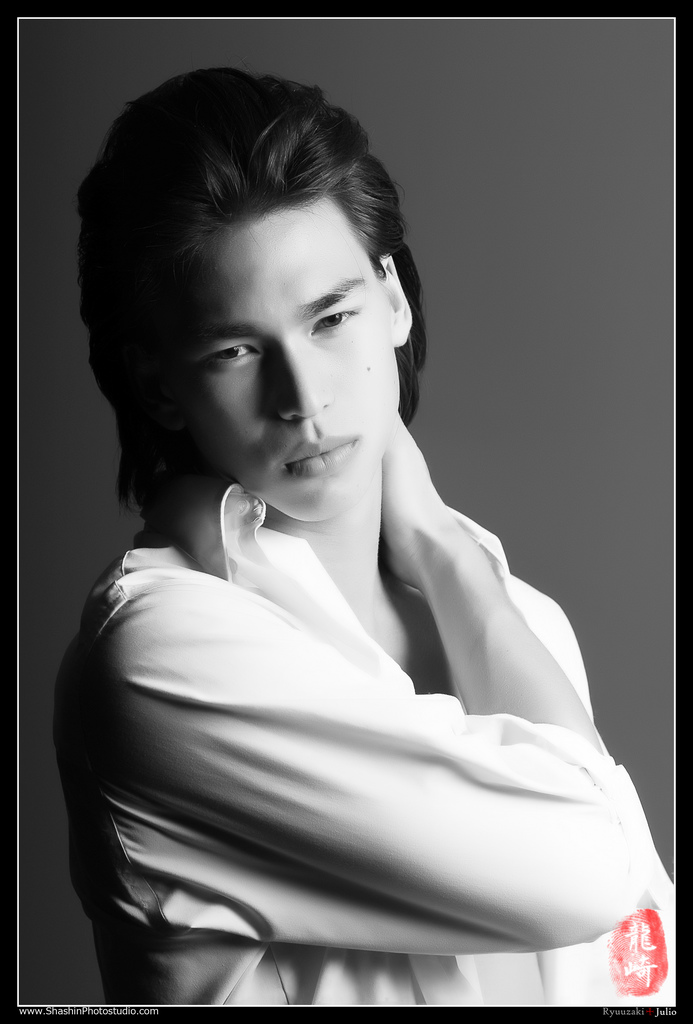 Male model photo shoot of dpsocho by Ryuuzaki, hair styled by Stylist Miranda