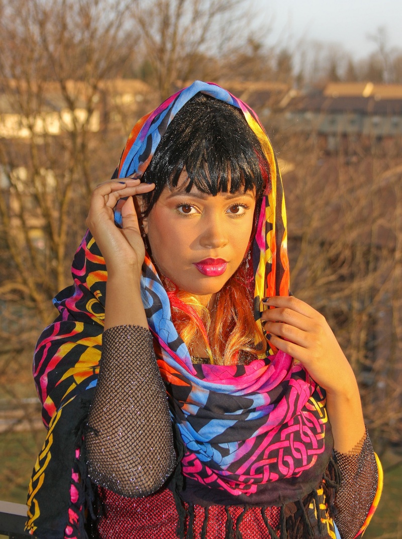 Female model photo shoot of Empress  Indigo by VCGI Photography in Levin Allen