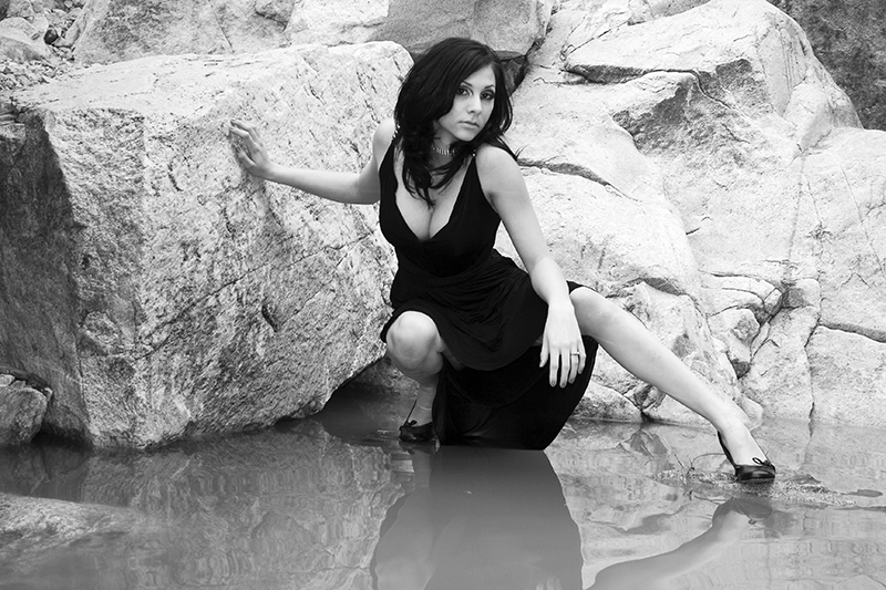 Female model photo shoot of Crissa Vallen by Deeeliteful Images in White Tank Mountains
