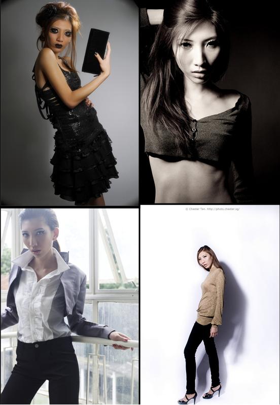 Female model photo shoot of S Emilia in Various Studio