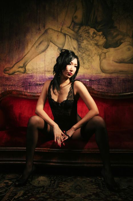 Female model photo shoot of viooola in Downhouse club