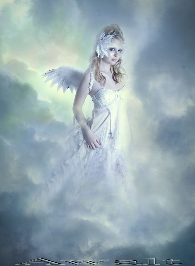 Female model photo shoot of AngelCastro and Ariel Fairy by Digital_Arts in Atlanta