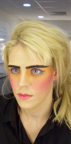Female model photo shoot of Janette Watmore in Make-up School
