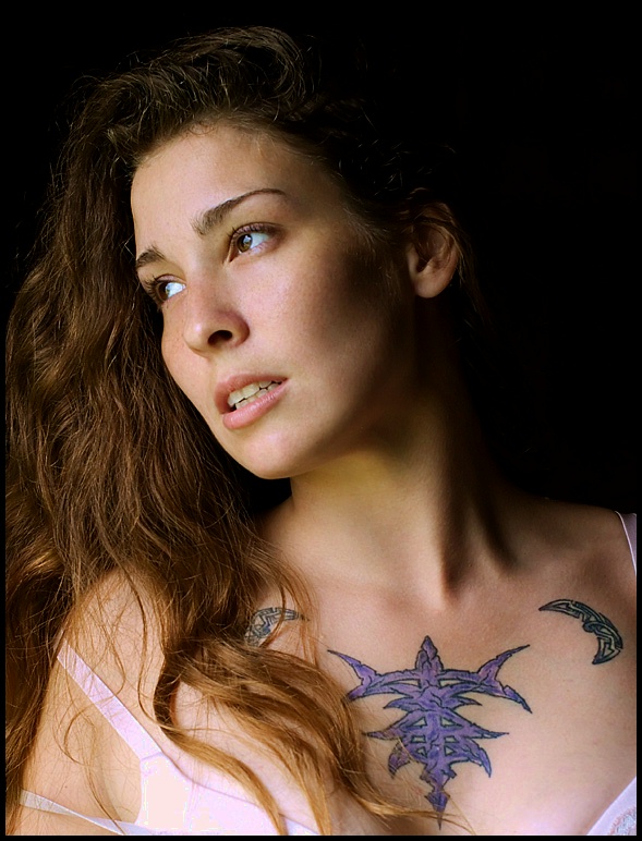 Female model photo shoot of Kes1 by Dark Matter Zone