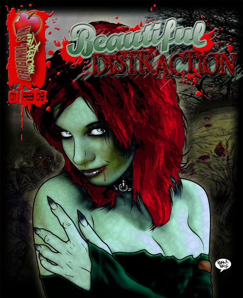 Female model photo shoot of Beautiful Distraction, art by Artworks by Adam Ray