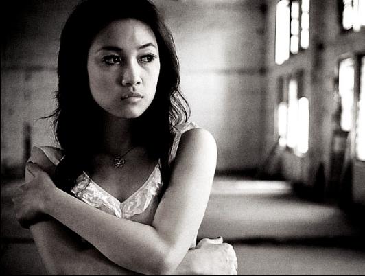 Female model photo shoot of Novia Kyo in Old Town, Center of Jakarta 
