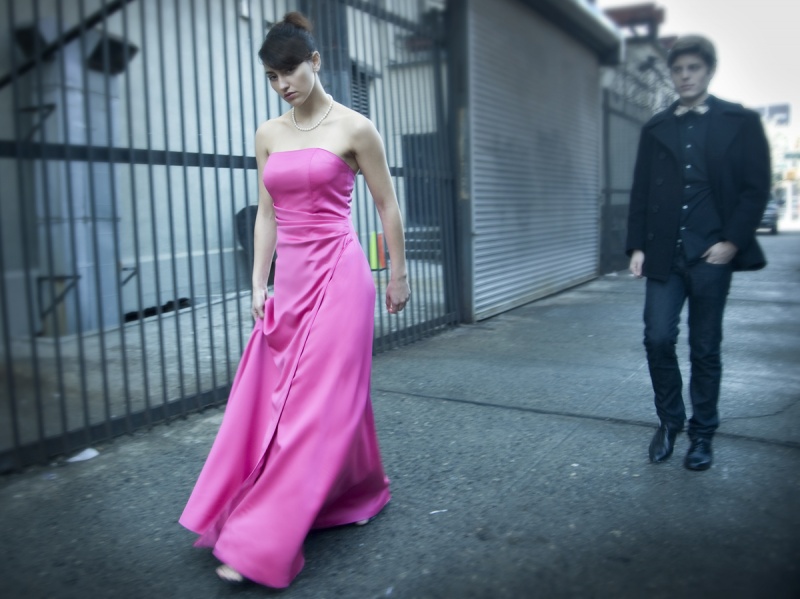 Female and Male model photo shoot of Jennifer Marie and Garrett Lopez by Adam Regan in Brooklyn