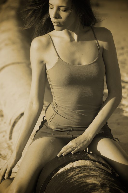 Female model photo shoot of Justiene White in Deerfield Beach