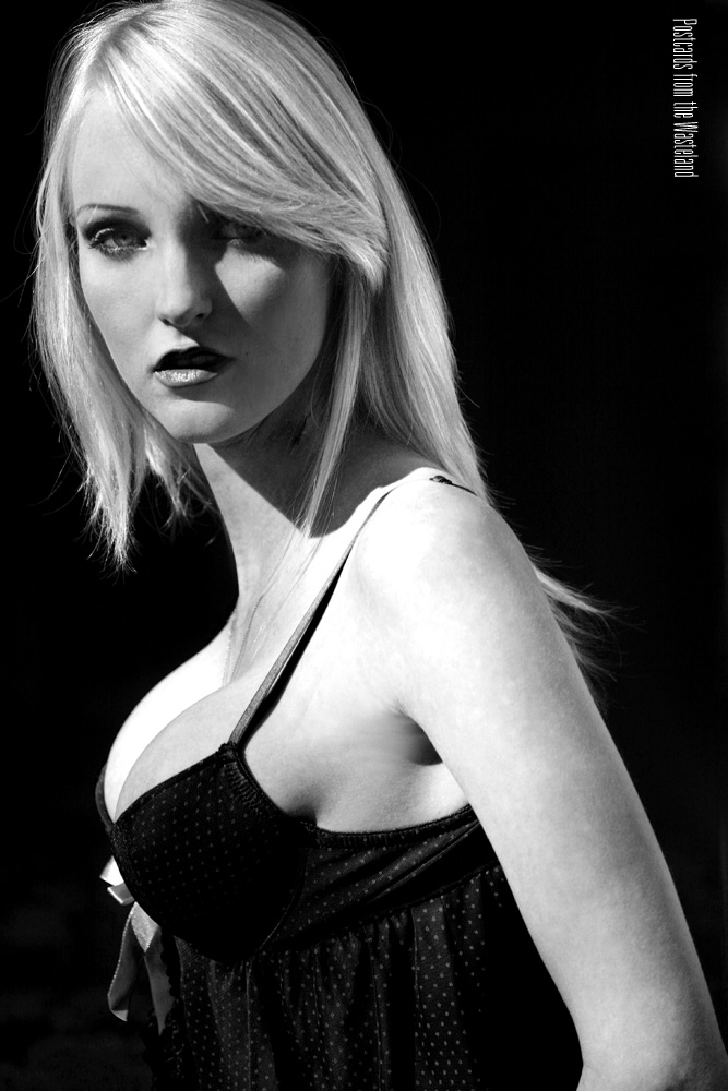 Female model photo shoot of Jecika S by Postcards FT Wasteland 