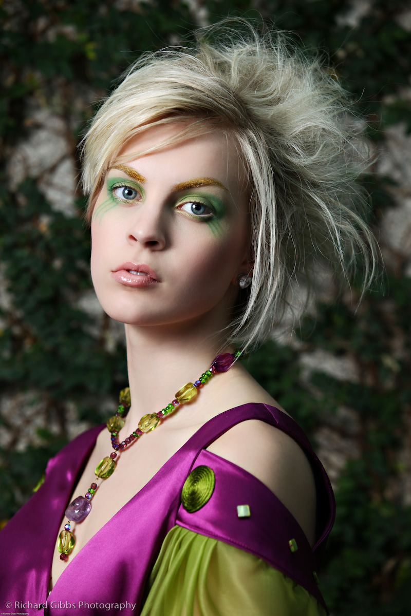 Female model photo shoot of Reine D by Richard Gibbs in Ottawa, ON, clothing designed by Jana Hanzel