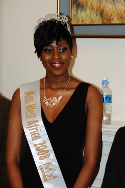 Female model photo shoot of Miss West Africa 2008 in Kenya High Commission