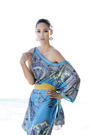 Female model photo shoot of Nicole Naone in Hawai'i, makeup by Rimi Lee Makeup