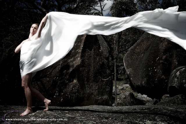 Female model photo shoot of RedSonja by BlackRose Photography in Yarrowick, Armidale