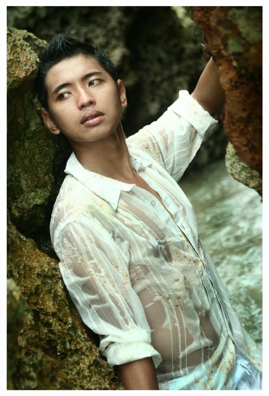 Male model photo shoot of Dimas Adiputra in Siung Beach and Ndrini Beach Yogyakarta