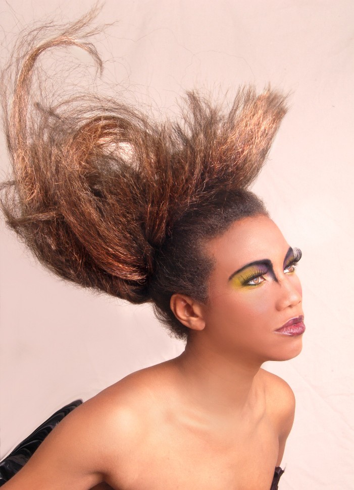 Female model photo shoot of Ebony Kiyonis by Anubis Photography in Morrisville, NC, makeup by Libra Looks 