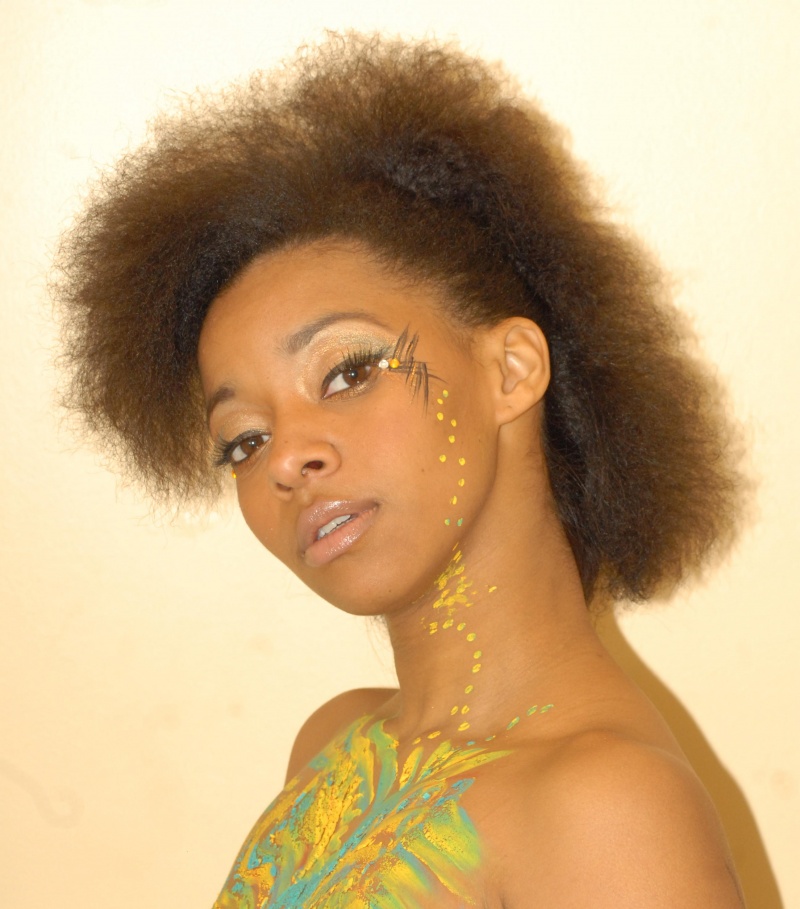 Female model photo shoot of Simone H by ChrisSean LLC in Poconos PA, makeup by DiscoMakeupAire
